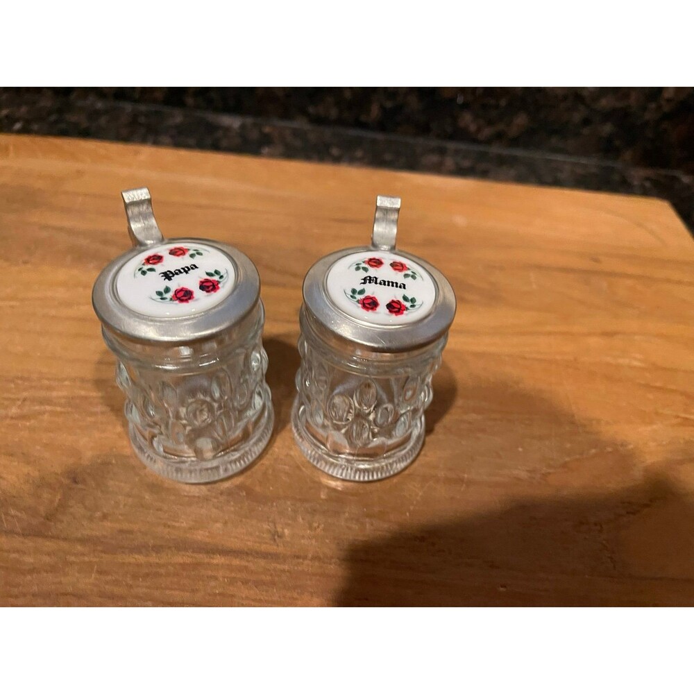 BMF Rein Zinn Miniature Rosemarie Glass Beer Mugs